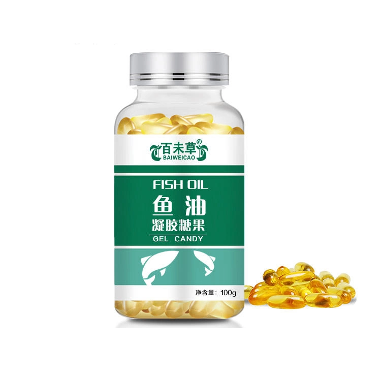 Salmon Oil Omega 3 Fish Oil Soft Capsule Marine Lipid Concentrate