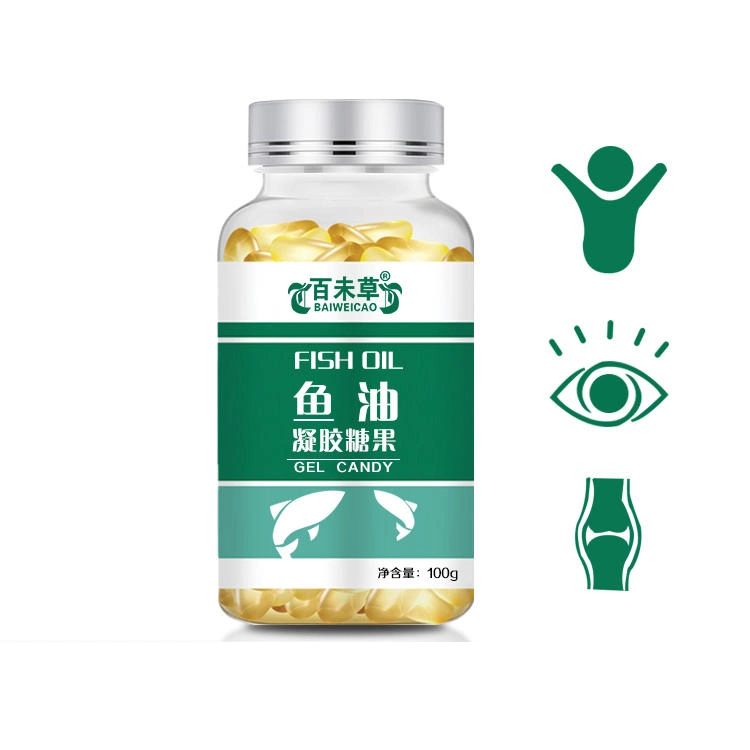 Salmon Oil Omega 3 Fish Oil Soft Capsule Marine Lipid Concentrate